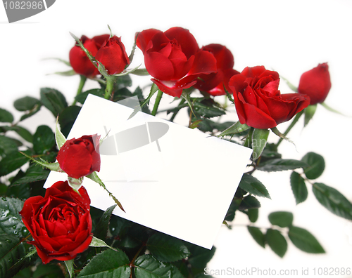 Image of Roses and gift card