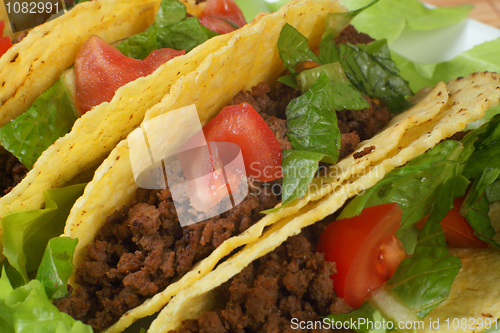 Image of Closeup on tacos