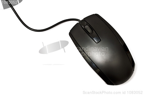 Image of Black computer mouse