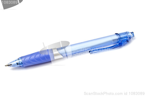 Image of Blue ball point pen