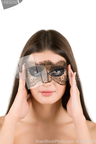 Image of girl at mask