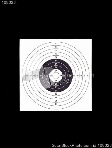 Image of Shooting target sheet