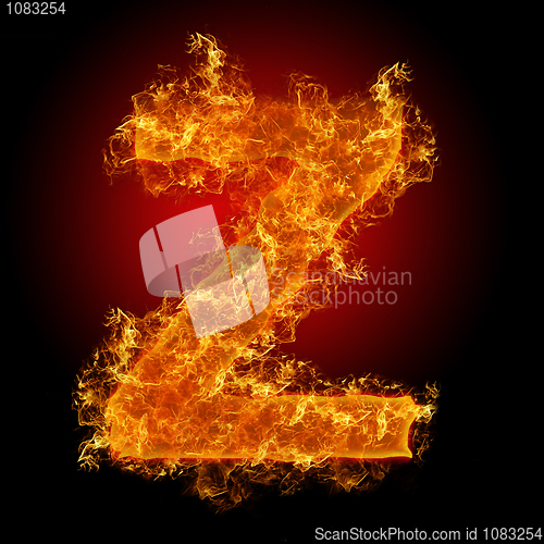 Image of Fire letter Z