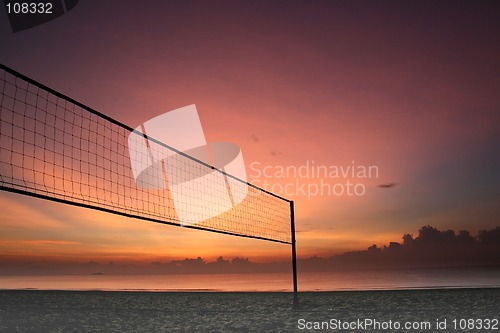 Image of Sunrise volleyball