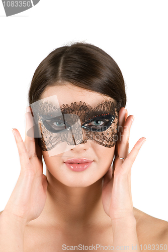 Image of girl at mask