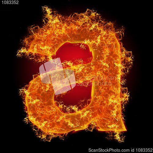 Image of Fire small letter "a"