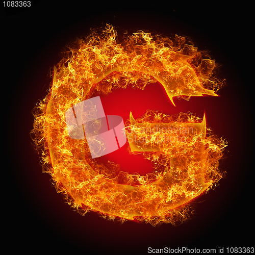 Image of Fire letter G