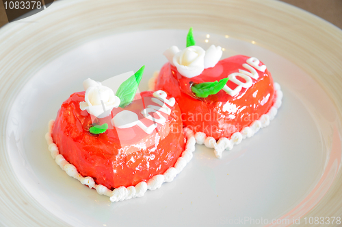 Image of Valentine cupcake
