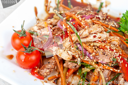 Image of Tasty appetizer of meat