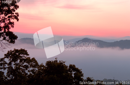 Image of Dawn at Foothills Parkway, Great Smokey Mountains National Park, Tennessee. (12MP camera)