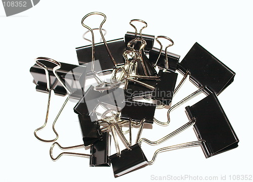 Image of pile of binder clips