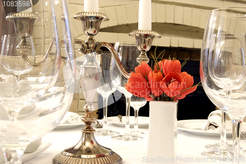 Image of Dining table close-up