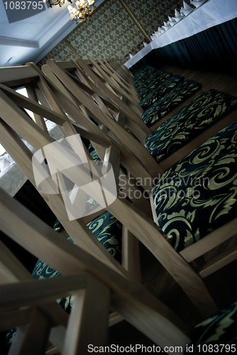 Image of chairs in banquet hall