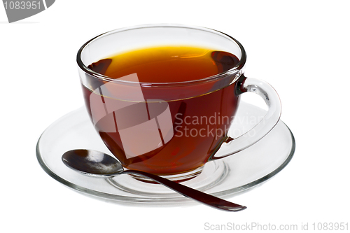 Image of Transparent cup of tea