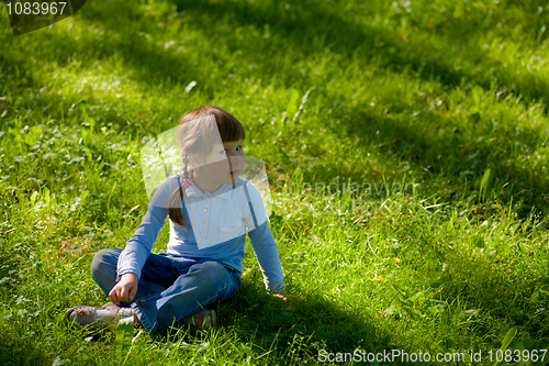 Image of Curious little girl