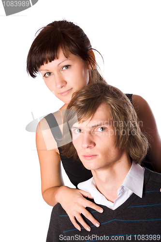 Image of teenage couple