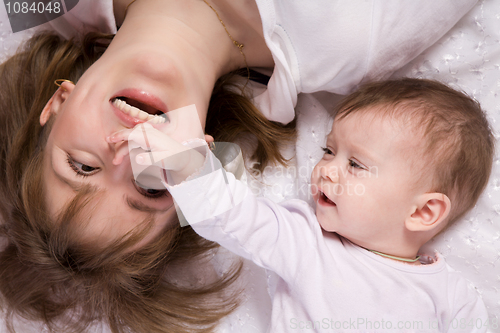 Image of Mother with baby