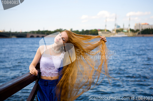 Image of Young redhead woman