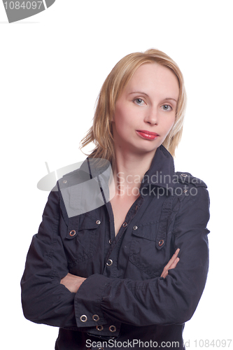 Image of Young business woman