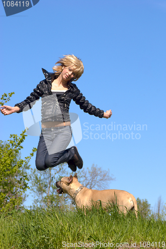 Image of jumping girl