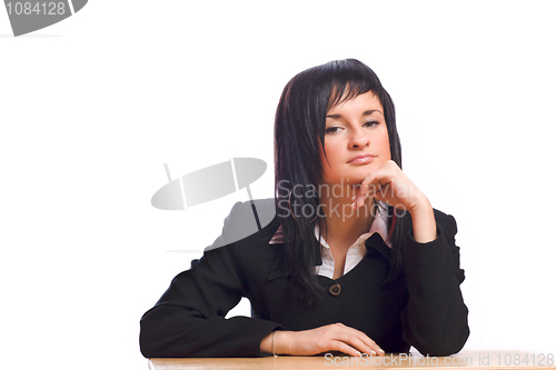 Image of Young business woman