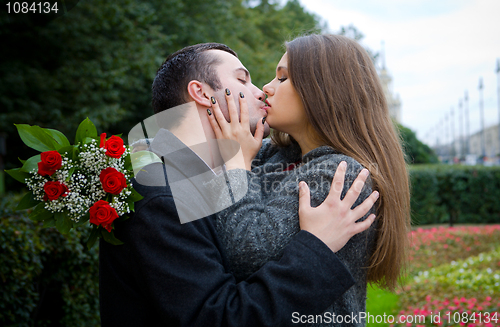 Image of Kissing Couple