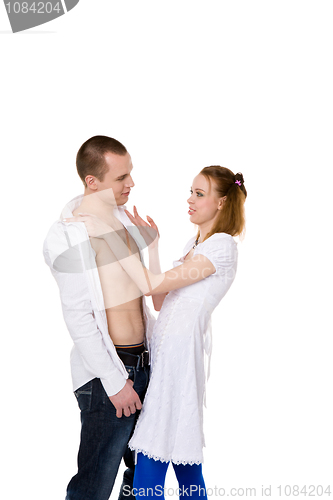 Image of Couple talking