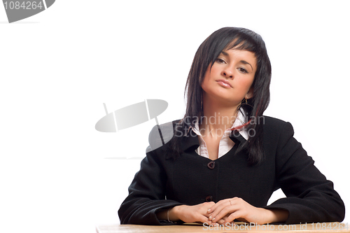 Image of Young business woman