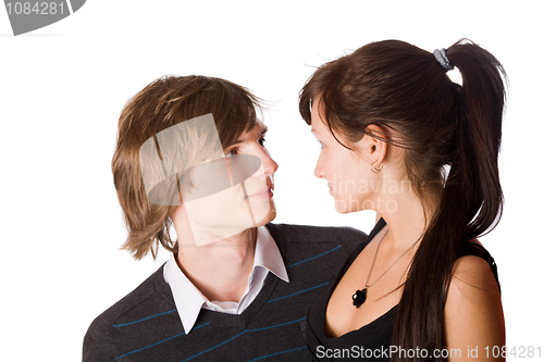 Image of teenage couple