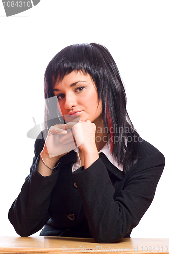 Image of Young business woman