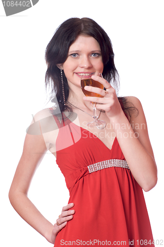 Image of Drinking babe