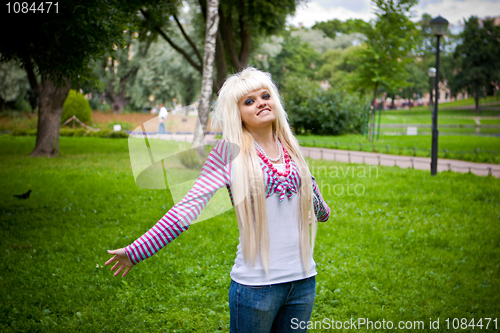 Image of Happy young woman