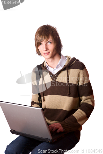 Image of Student with laptop