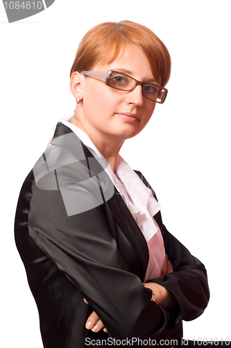 Image of redhead business woman