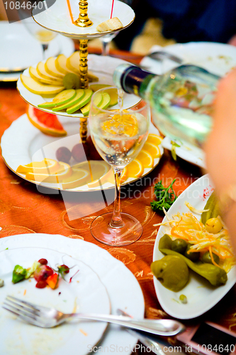 Image of Pouring wine