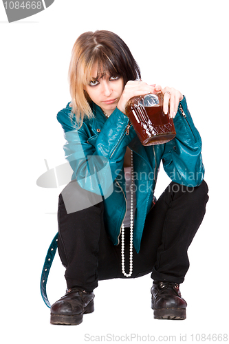 Image of Drinking whiskey