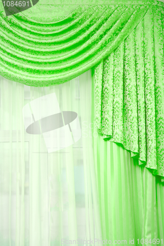 Image of Green curtain