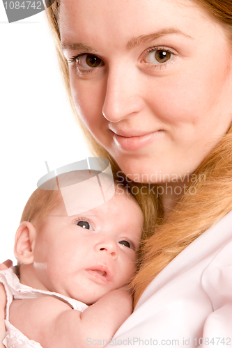 Image of mother holding baby