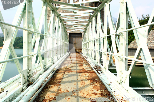 Image of old rusty bridge