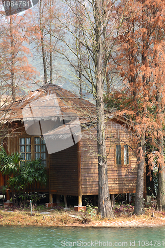 Image of house on water front property 