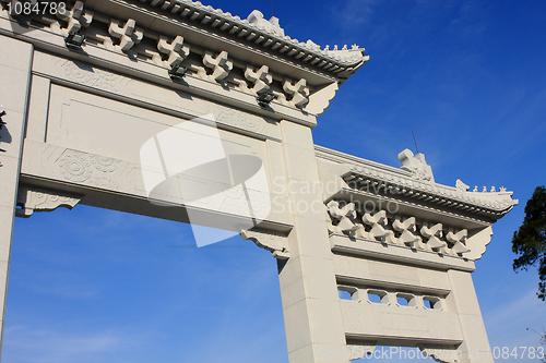 Image of chinese monumental archway