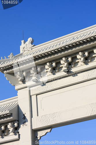 Image of chinese monumental archway