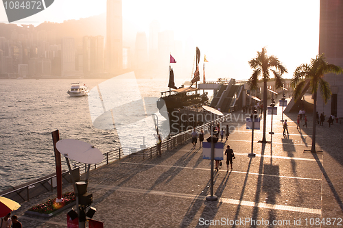 Image of hong kong sunset