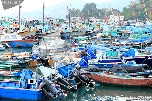 Image of many fish boat in dock