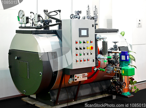 Image of Industrial steam boiler