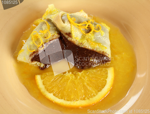 Image of Sliced Choc Crepe Suzette