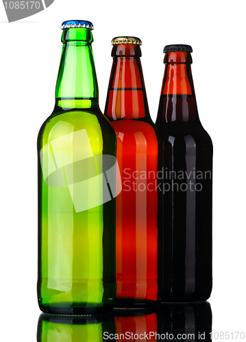 Image of Tree bottles of beer