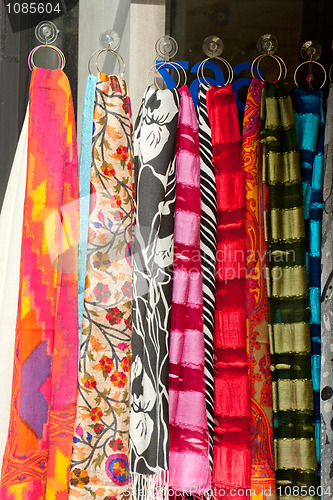 Image of Multicolored scarves