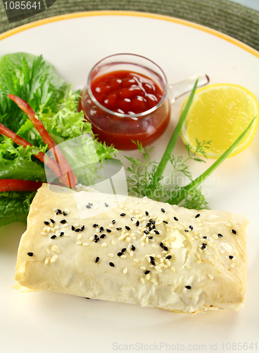 Image of Feta Filo Rolls