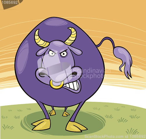 Image of Angry bull